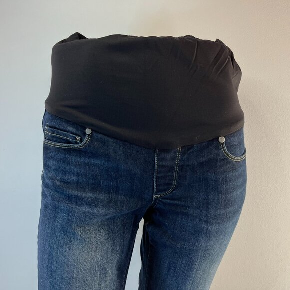 PAIGE Denim Women's Maternity Laurel Canyon Las Palmas Jean - Size 27 - Picture 3 of 7